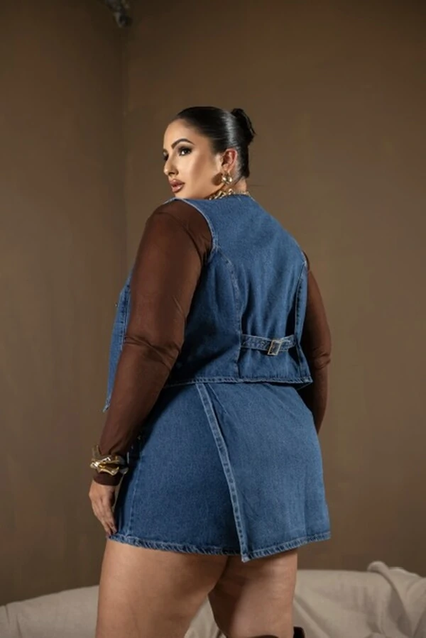 pre venda colete jeans atos divas