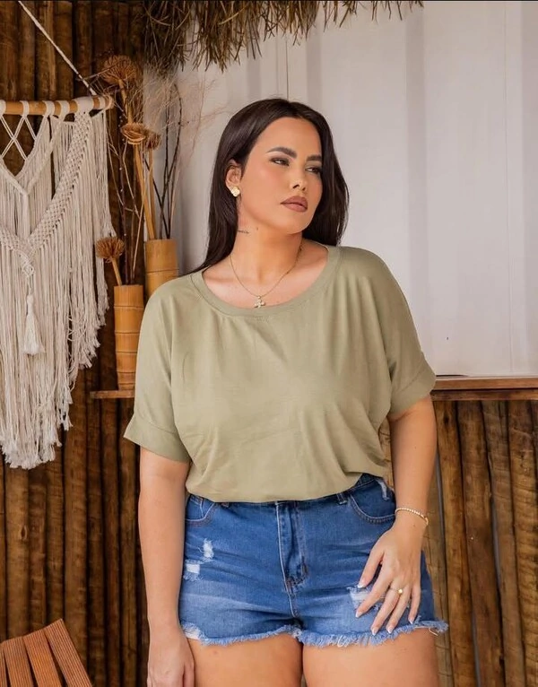 PROMO SEM TROCA blusa malha basic