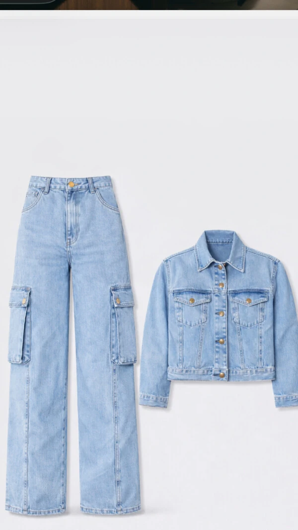 calca cargo blue jeans izzat