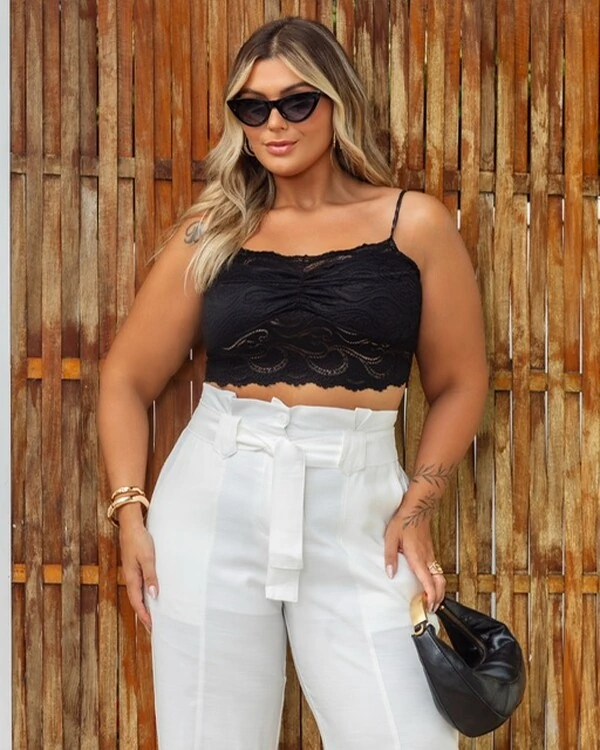 pre venda cropped poliamida e algodao larissa mr fr