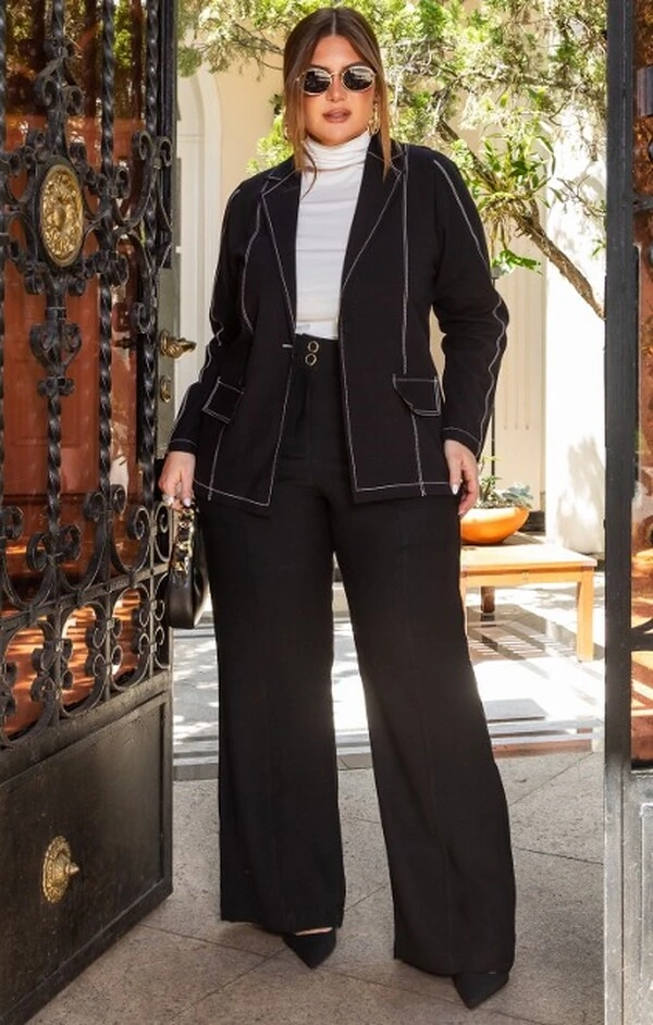 Pre venda Calça alfaiataria sarja mr fr