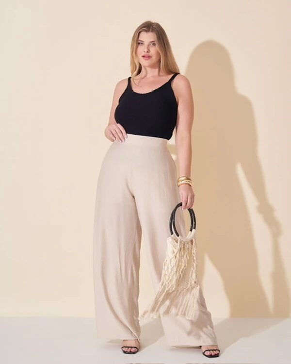 calca alfaiataria viscose brooklyn kayla