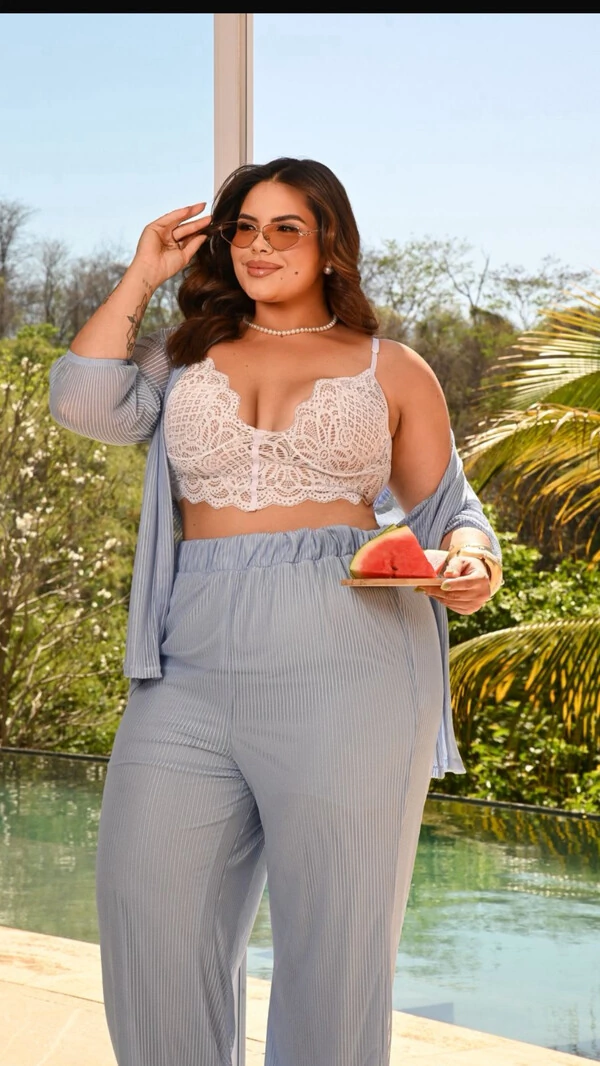 top com bojo renda poliamida