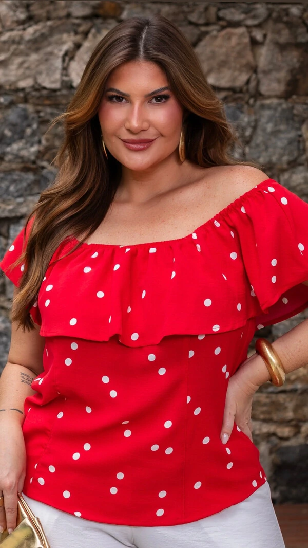 pre venda blusa cigana poa crepe duna mr fr