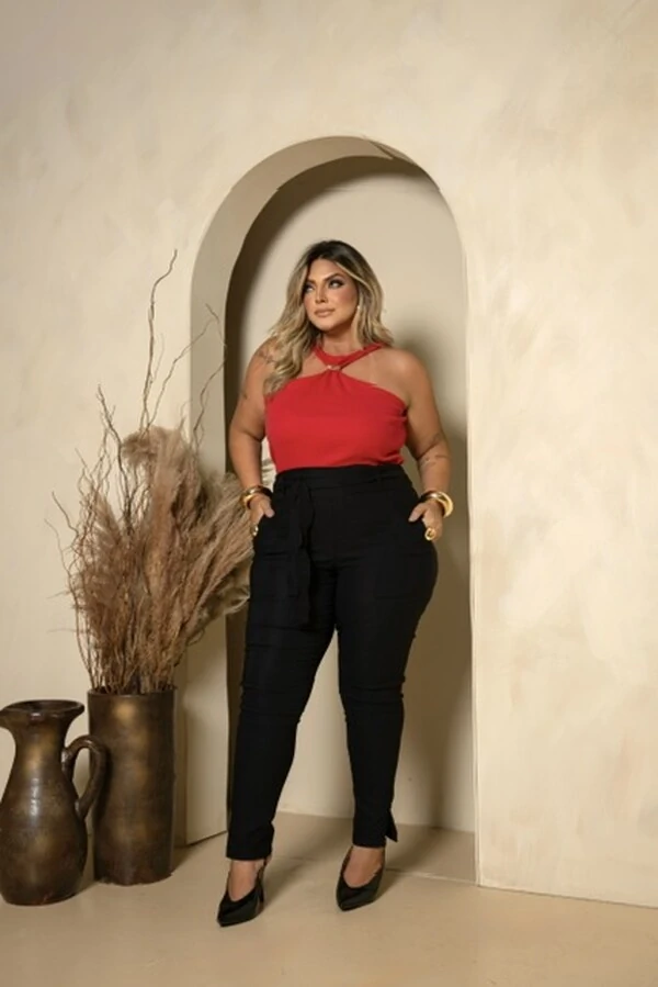 pre venda calca bengaline com faixa milan