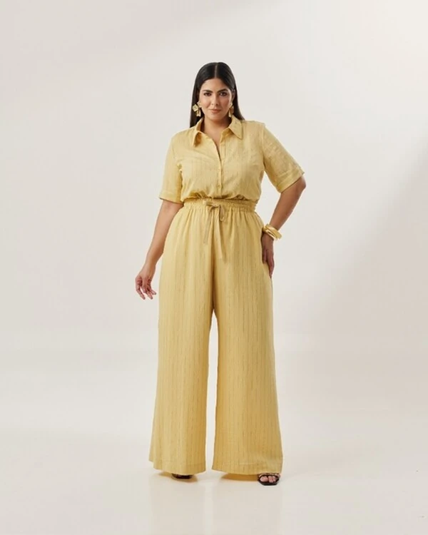 conjunto risca de giz camisa+ calca comfy e forrada 100% algodao quebela