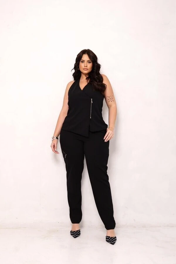 blusa alfaiataria crepe scuba diana upper