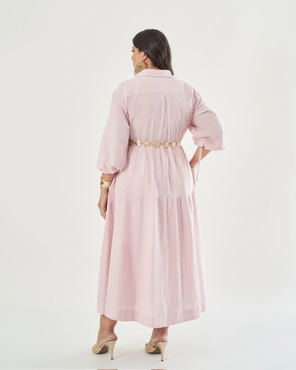 pre venda vestido chemise botoes quebela