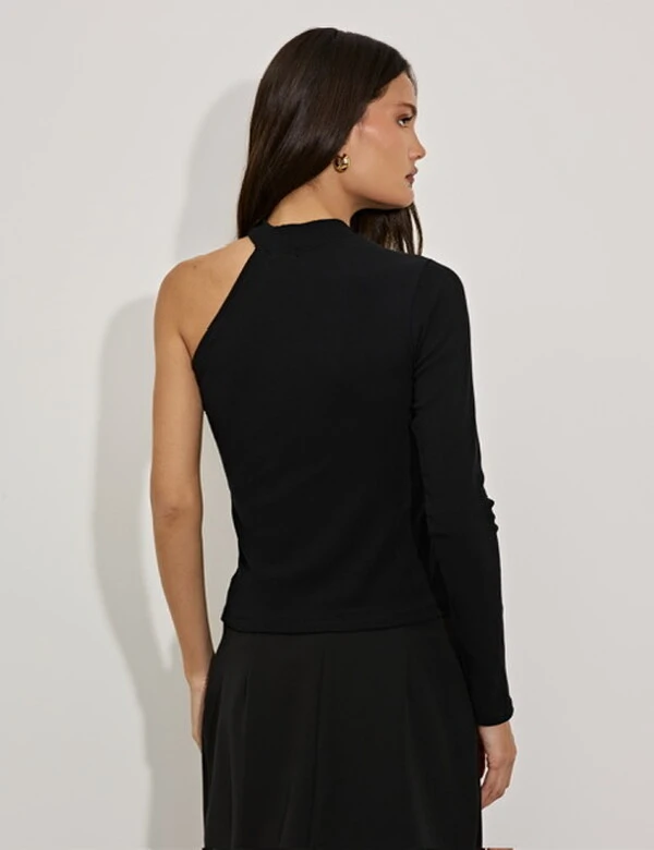 Blusa carol malha assimetrica kayla
