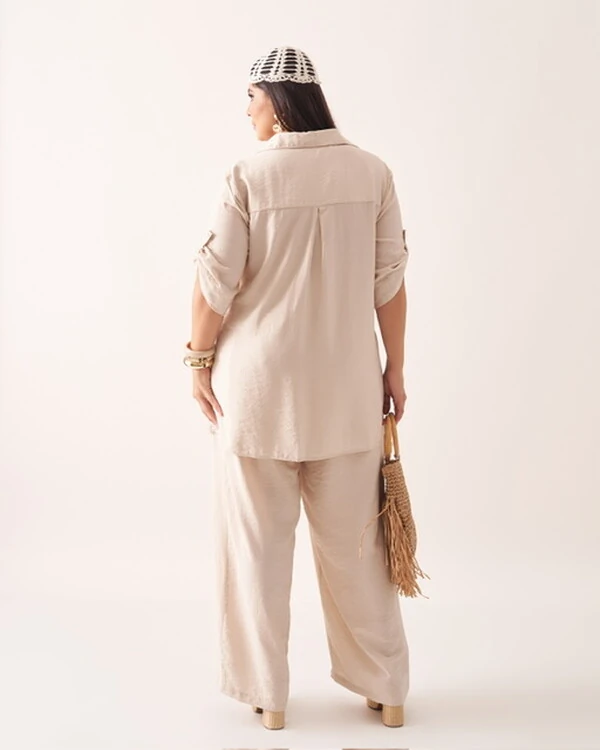 Camisa gil viscose trabalhada kayla