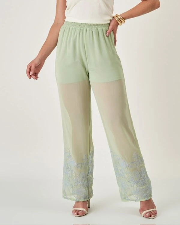 calca mendi bordada liocel kayla