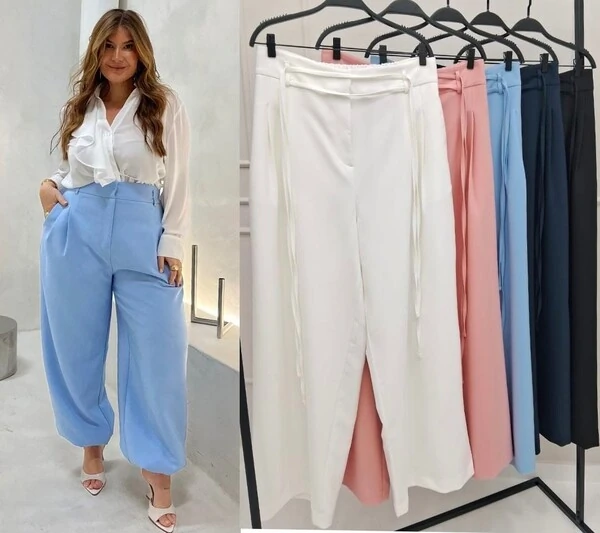 calca franca alfaiataria hotpink