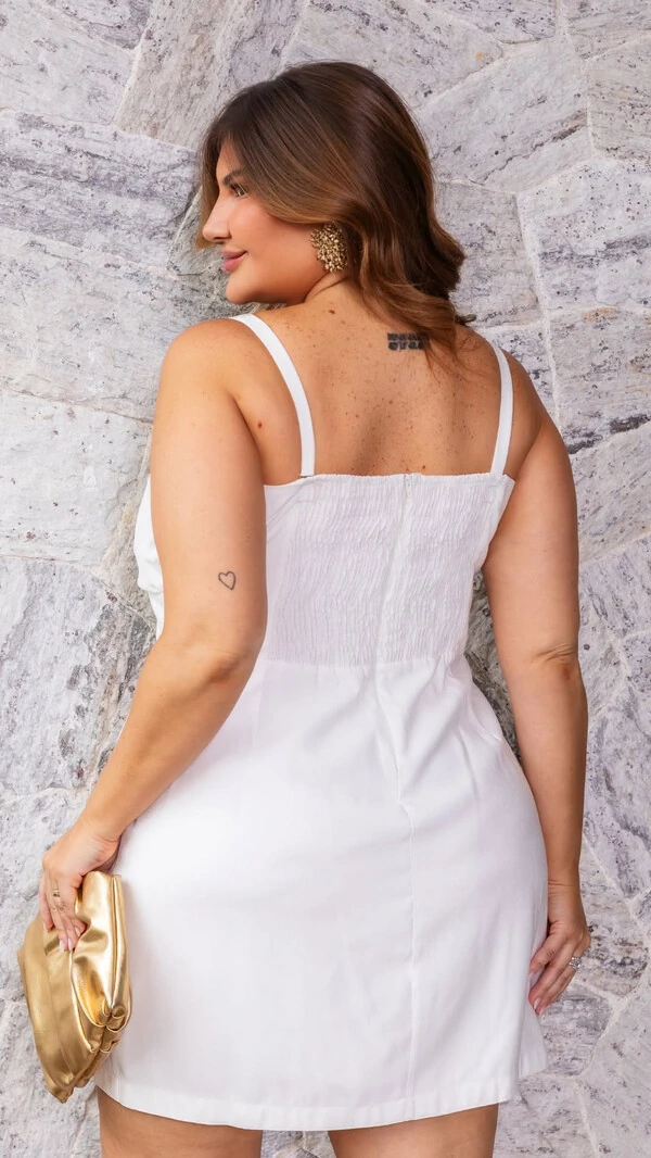 pre venda vestido curto busto assimetrico sensoriale mr fr