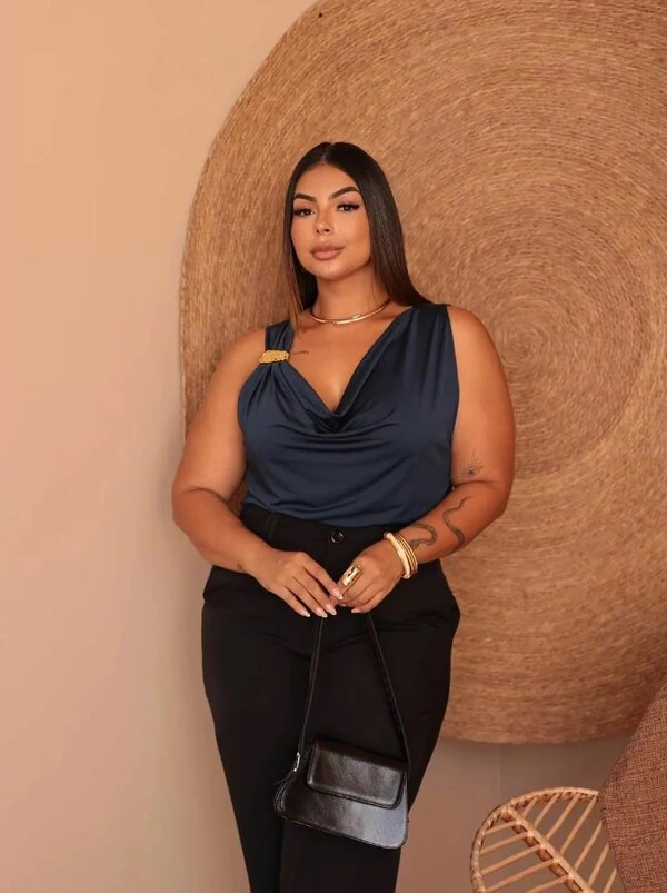 PROMO SEM TROCA Regata degage anel dourada