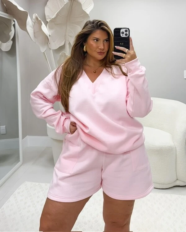 Pre venda conjunto moletinho husha planet