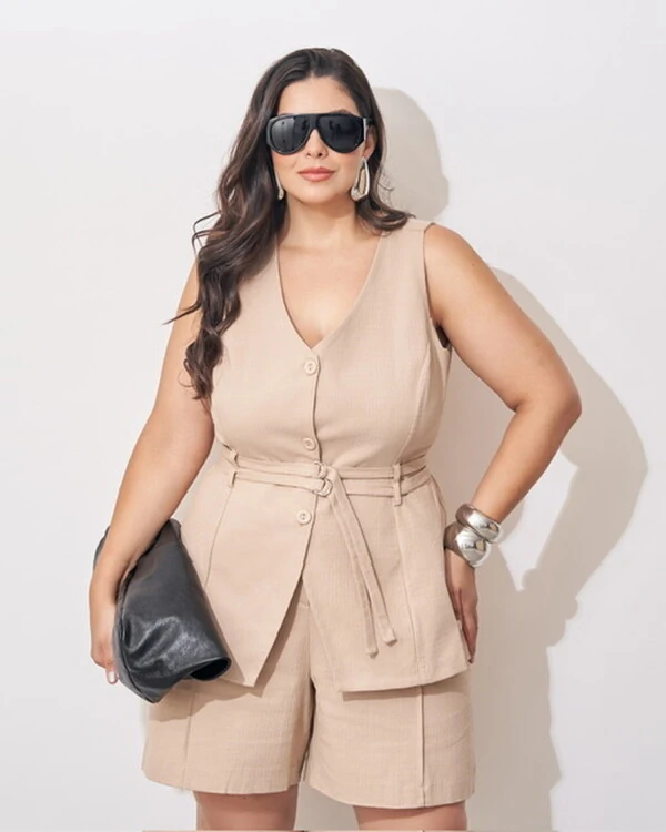 colete kelly algodao viscose linho kayla