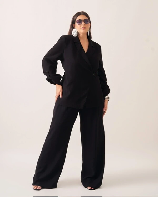 blazer nivea alfaiataria viscose com transpasse kayla