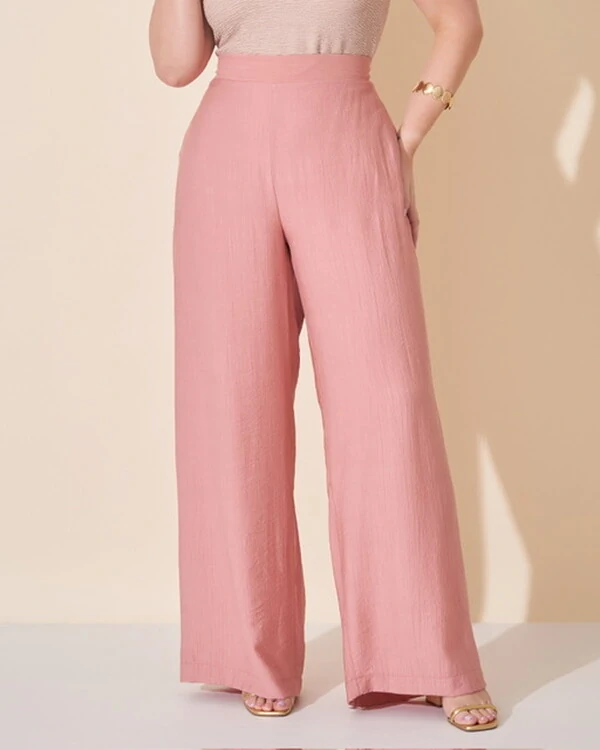calca alfaiataria viscose brooklyn kayla