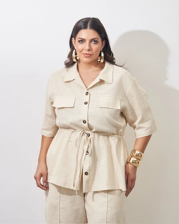 parka oversized algodao ramie cassia kayla