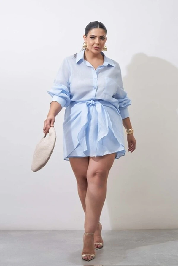 shorts saia ramie amarracao kayla