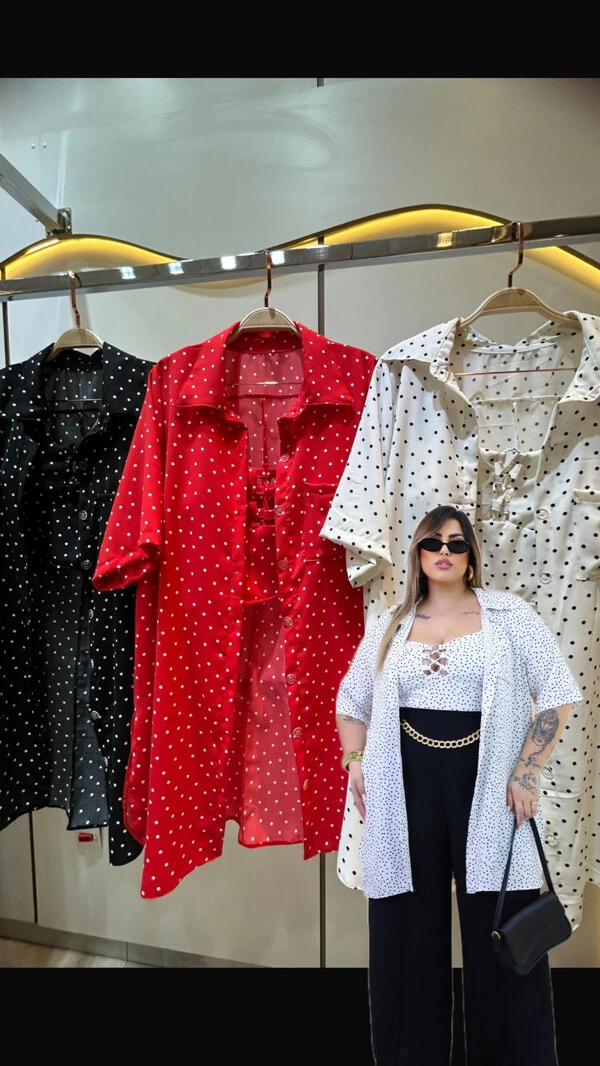 camisa airflow com cropped bojo poa