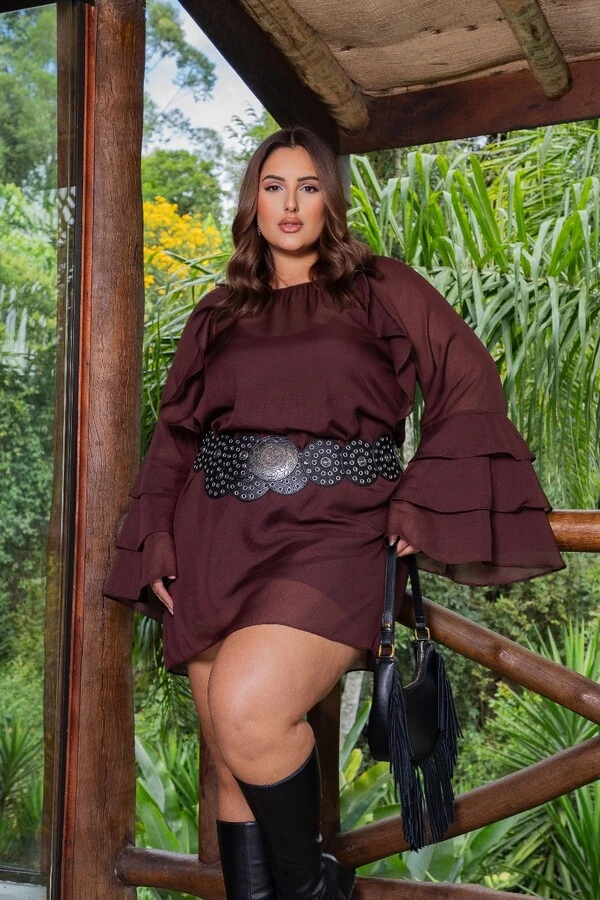 vestido boho chiffon ggt divas