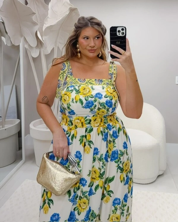 vestido longo lemon quebela