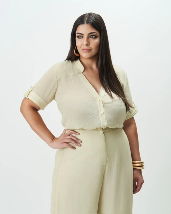 conjunto summer camisa e calca quebela