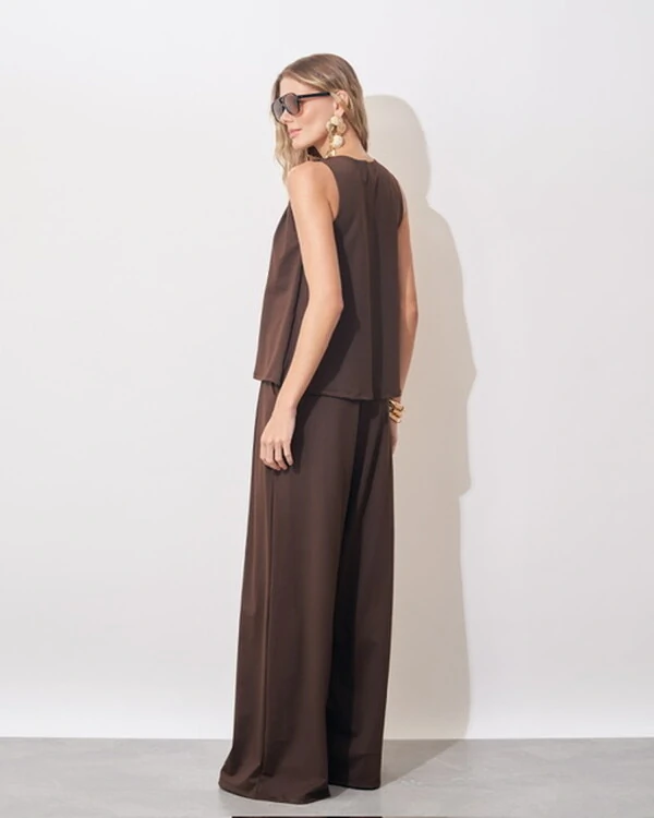 calca poliamida com elastano andreza kayla