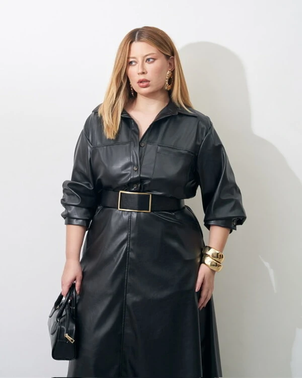 camisa courino com bolso over kayla