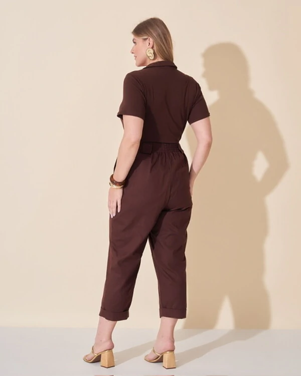 blusa malha micro rib polo kayla