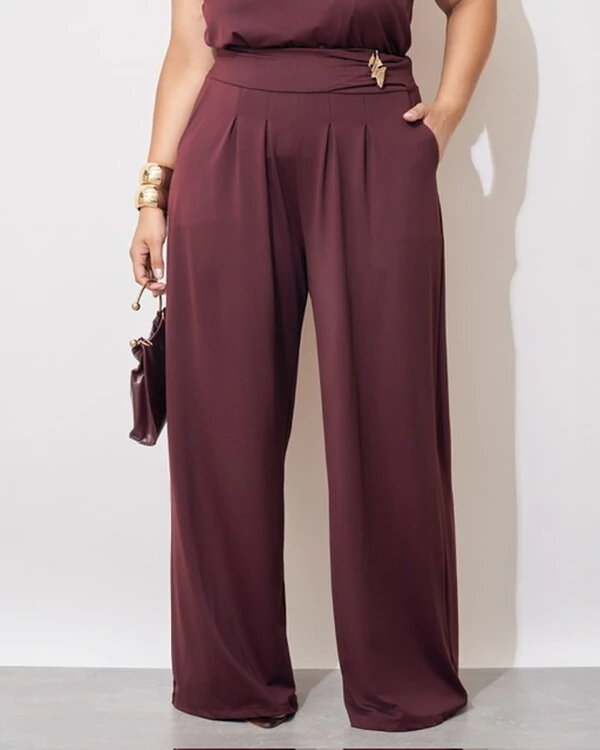 calca poliamida com elastano andreza kayla