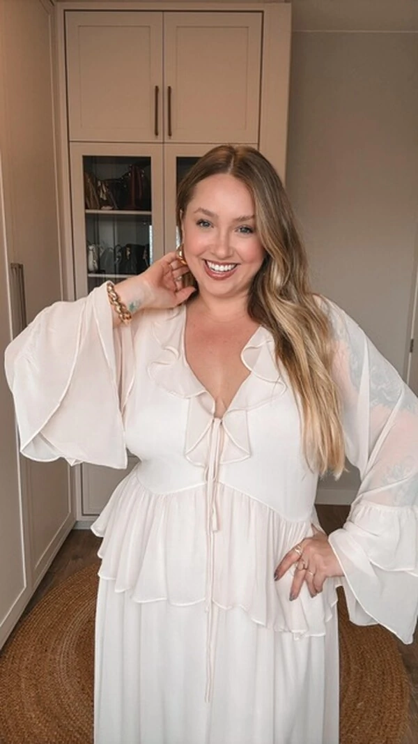 vestido chiffon lina kayla