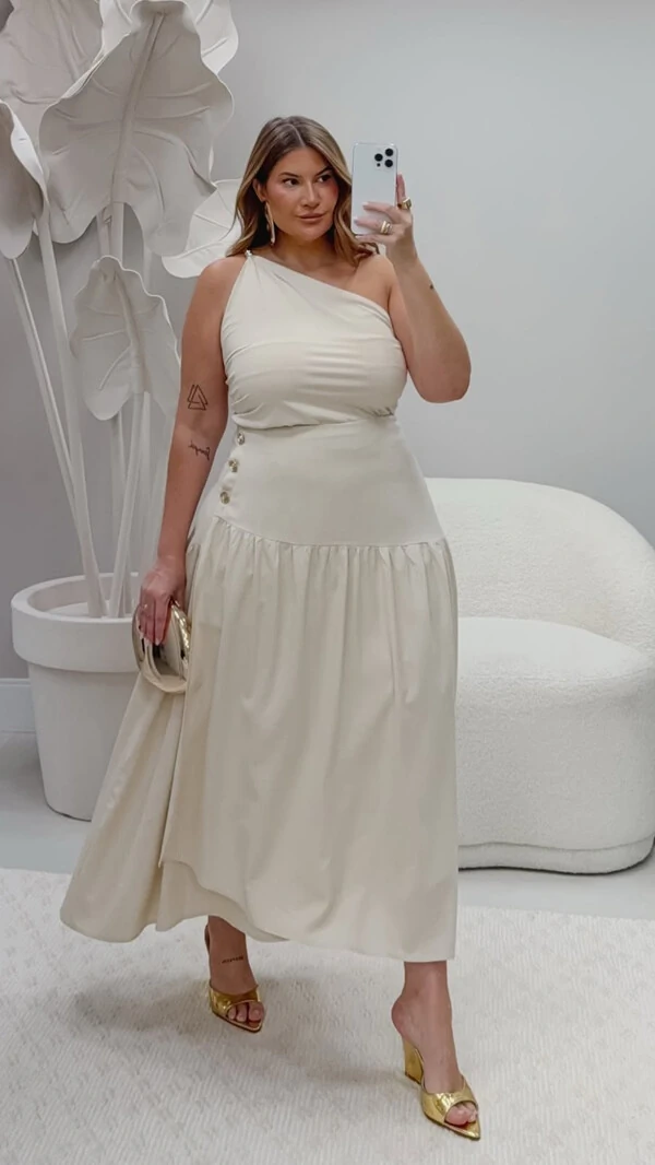 Conjunto sereia com botoes viscolinho sml