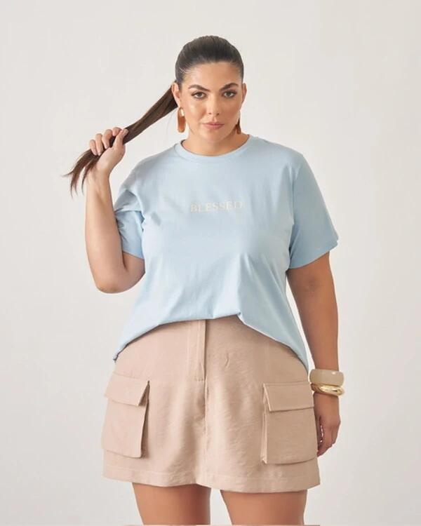 T shirt blessed algodao kayla