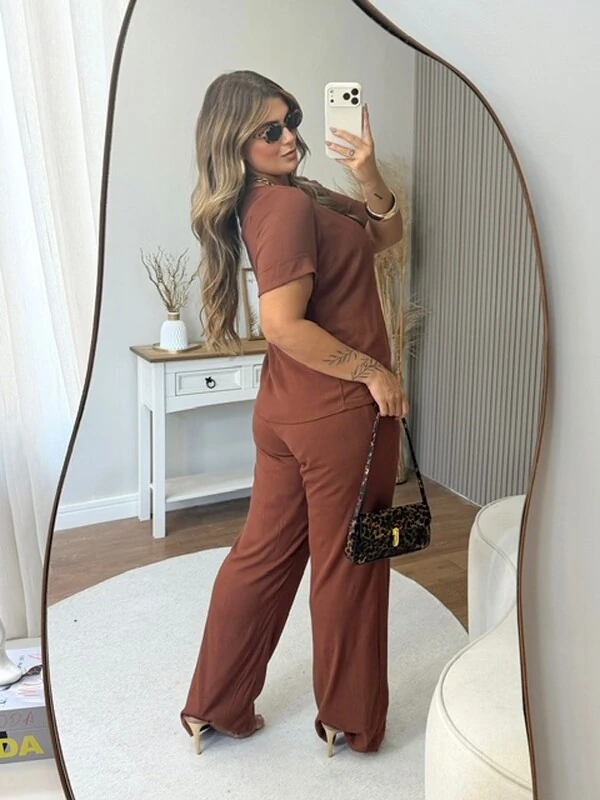 pre venda conjunto viscolinho com elastano milan