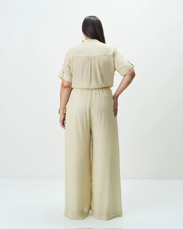 conjunto summer camisa e calca quebela