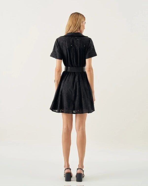 vestido em lasie de algodao quebela