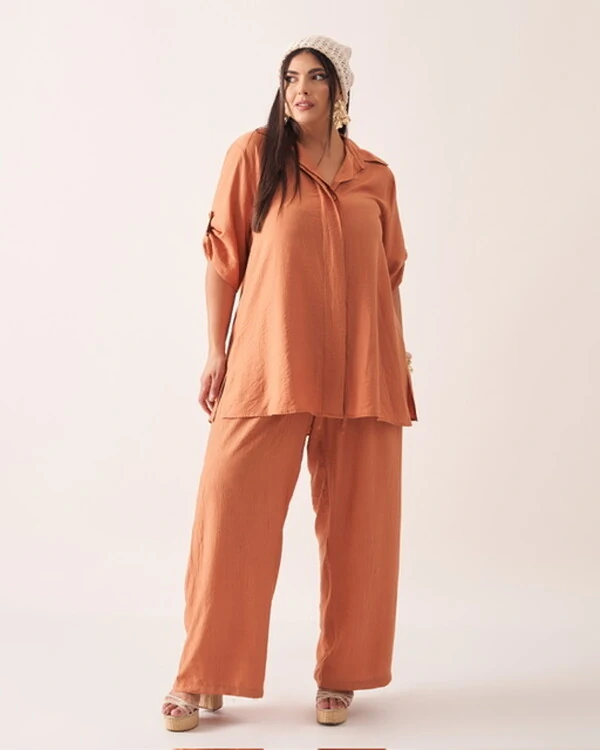 Camisa gil viscose trabalhada kayla