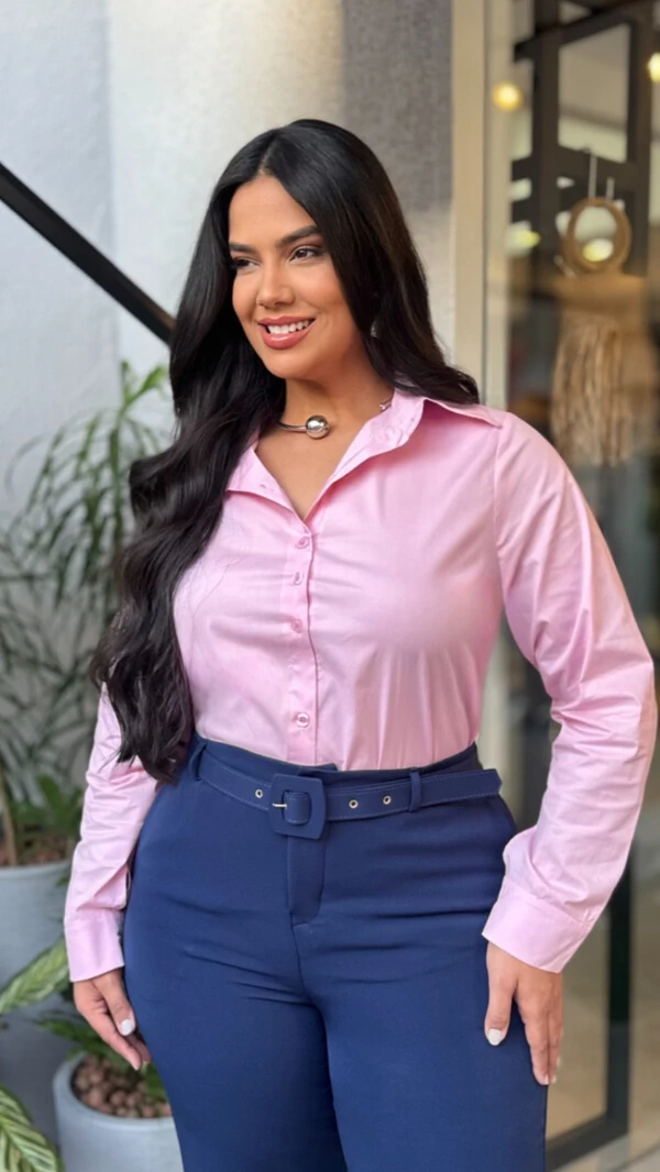 pre venda camisa tricoline com elastano xz