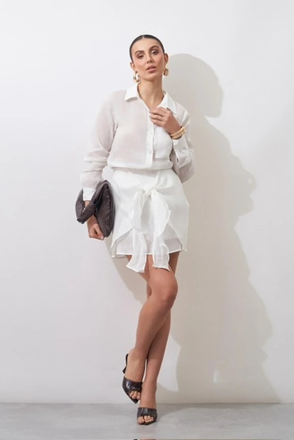 camisa ramie 100% kayla