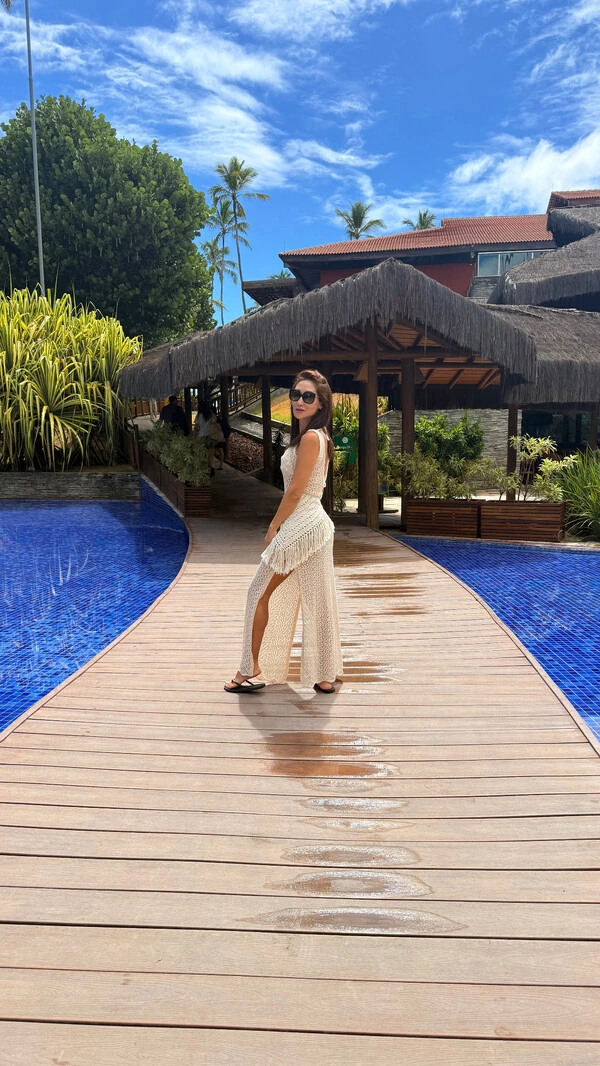 Vestido exclusiva rendado estilo planet