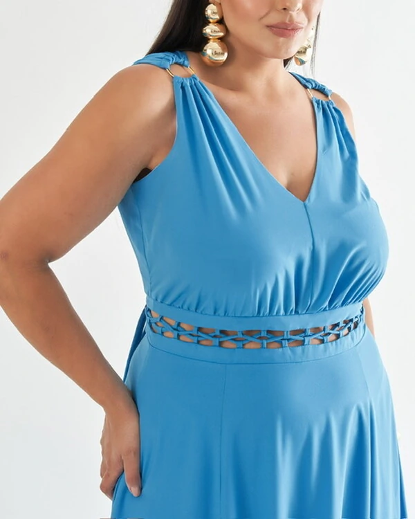 vestido longo belle trabalhado handmade quebela