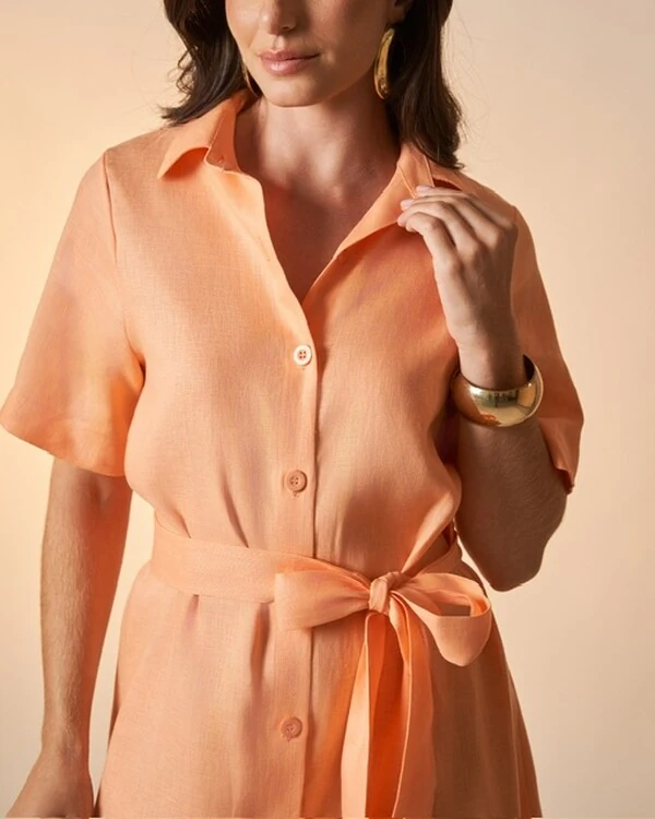 vestido chemise perla kayla