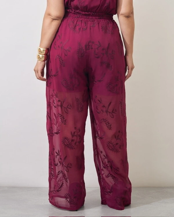 calca crepe com forro de shorts crepe trabalhado juli kayla