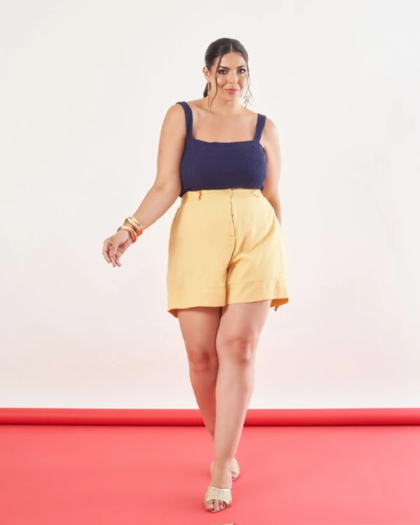 Shorts em viscose mali kayla