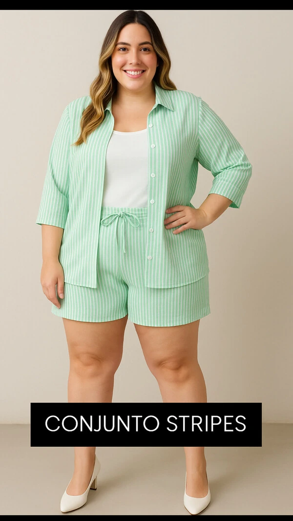 conjunto stripes brunah provador