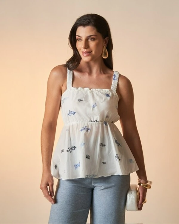 blusa fairy bordada kayla