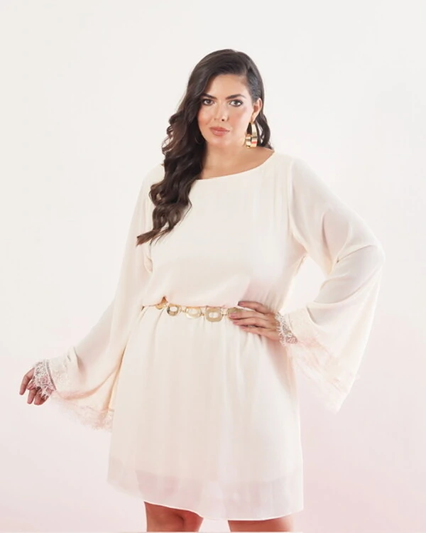 Vestido lace chiffon kayla