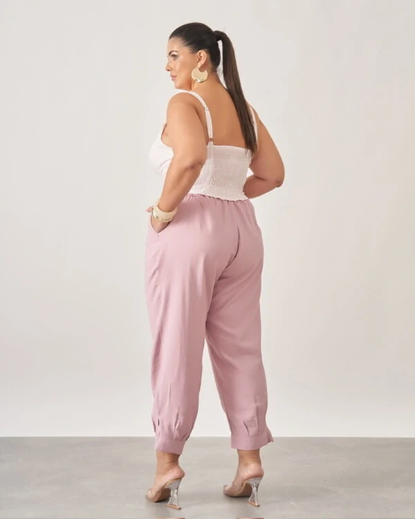 Camisa listrada+cropped com renda kayla
